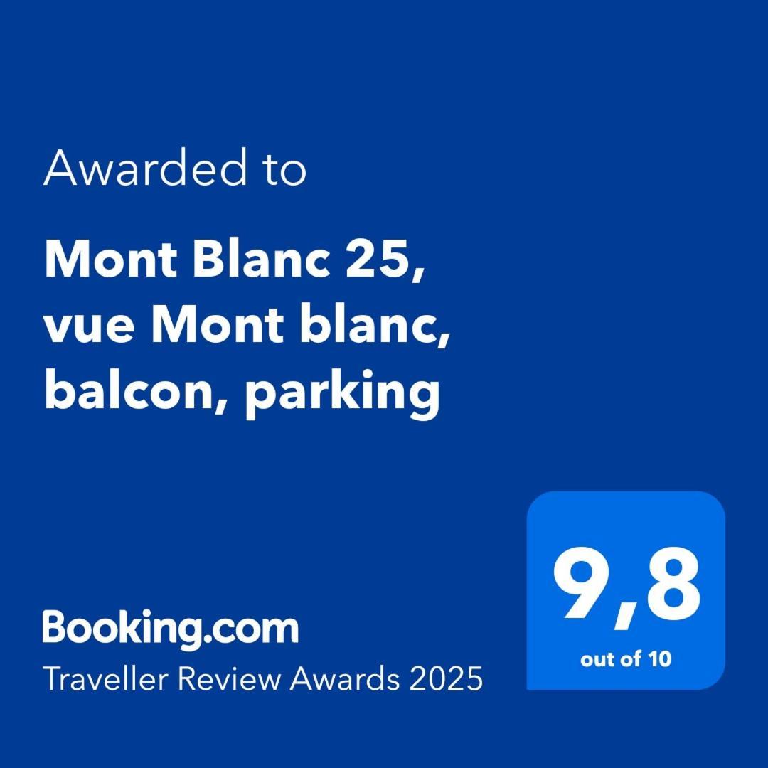 Mont Blanc 25, Vue Mont Blanc, Balcon, Parking Apartamento *